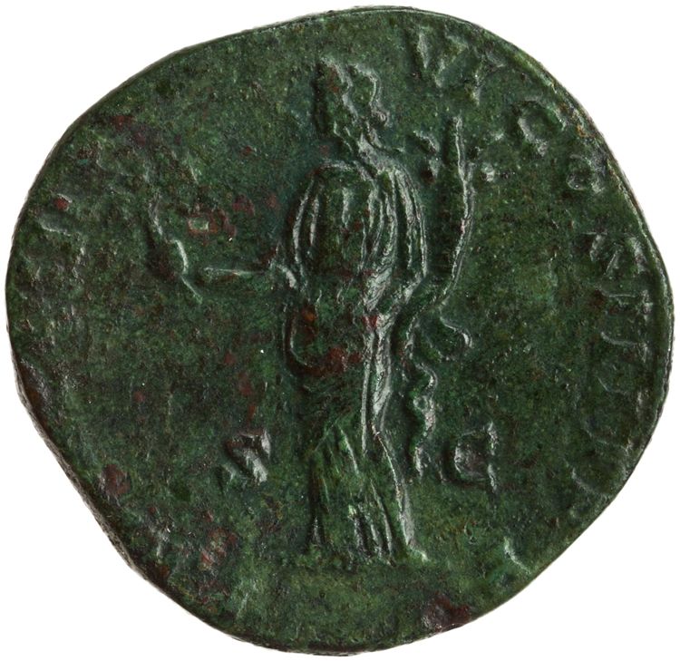 RIC III Commodus 404, реверс, American Numismatic Society (ans)