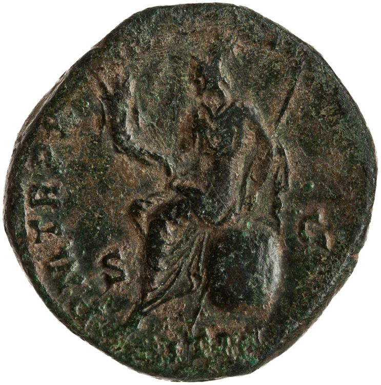 RIC III Commodus 447, реверс, American Numismatic Society (ans)