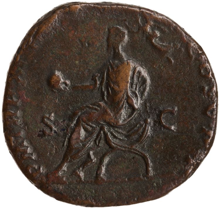 RIC III Commodus 463, реверс, American Numismatic Society (ans)