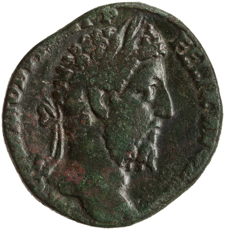 RIC III Commodus 547, obverse, American Numismatic Society (ans)