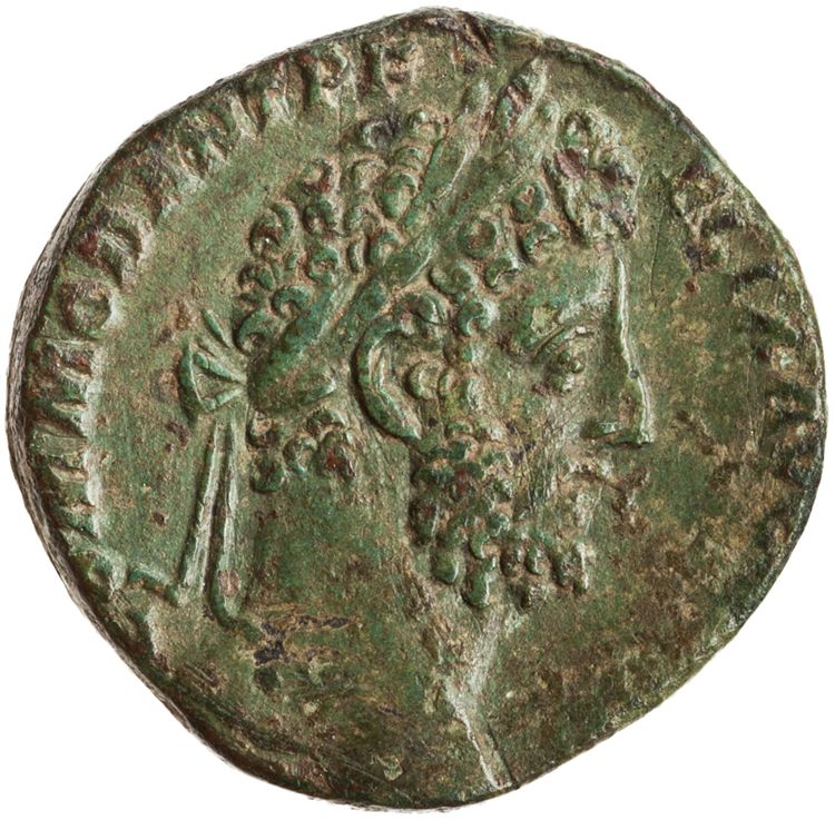 obverse RIC III Commodus 585