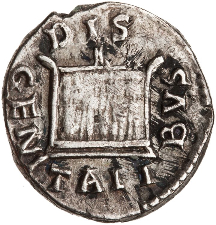 RIC III Commodus 281b, reverse, American Numismatic Society (ans)