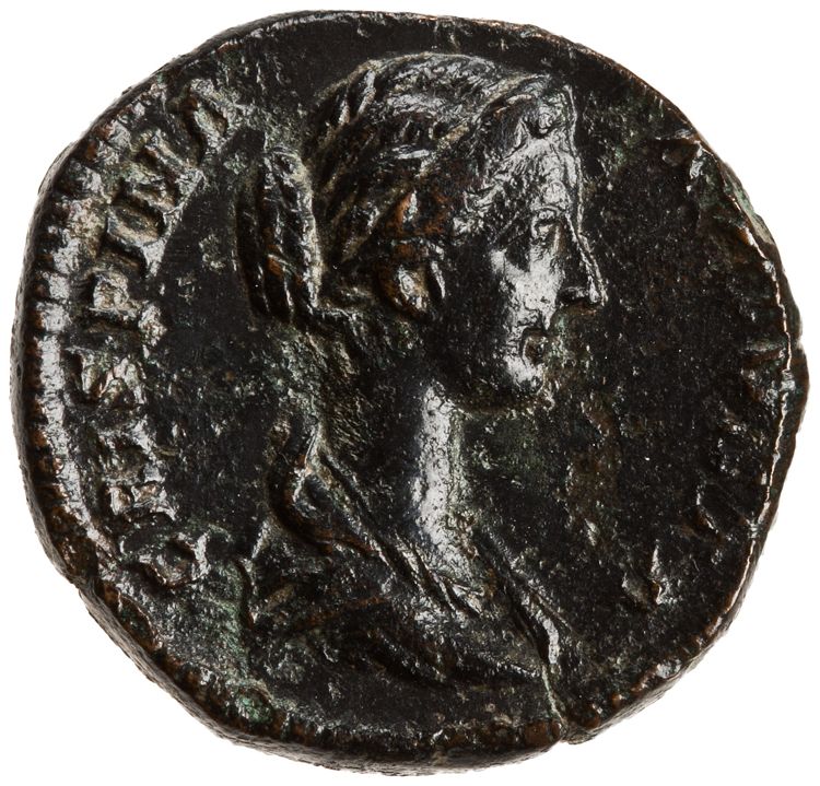 RIC III Commodus 680 (as), аверс, American Numismatic Society (ans)