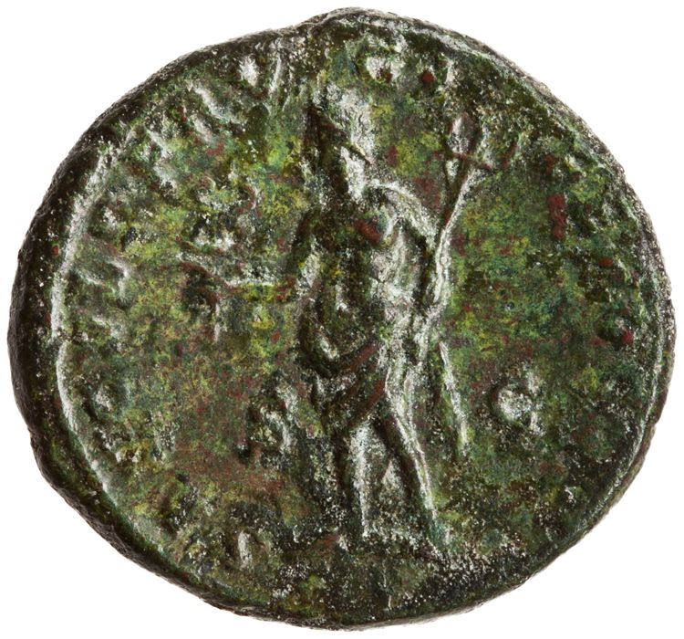 реверс RIC IV Clodius Albinus 61A (as)