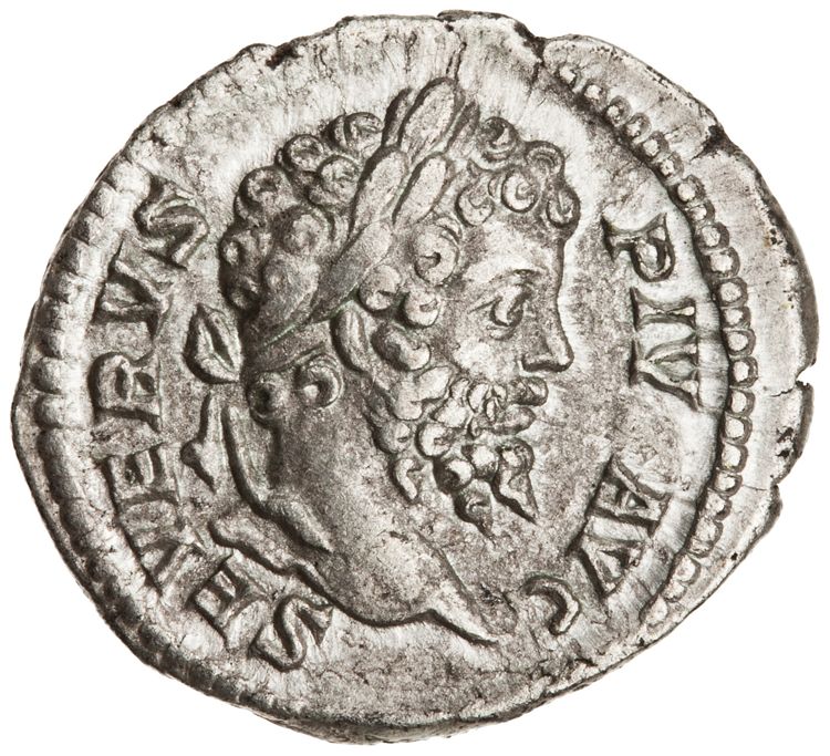 RIC IV Septimius Severus 182, obverse, American Numismatic Society (ans)