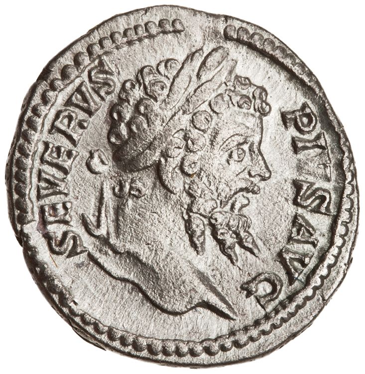 RIC IV Septimius Severus 200, obverse, American Numismatic Society (ans)