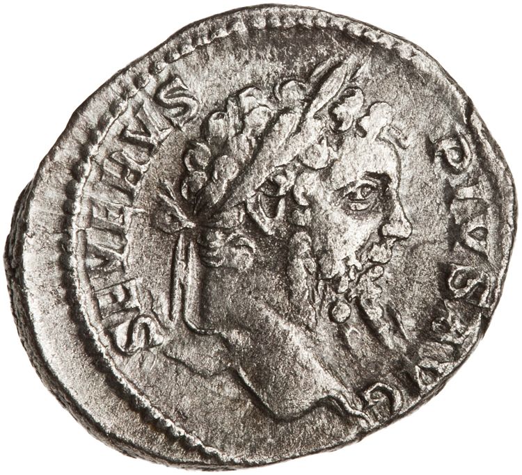 RIC IV Septimius Severus 201, аверс, American Numismatic Society (ans)