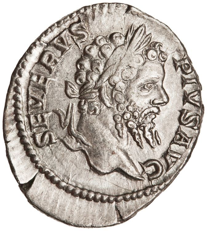 RIC IV Septimius Severus 214, аверс, American Numismatic Society (ans)