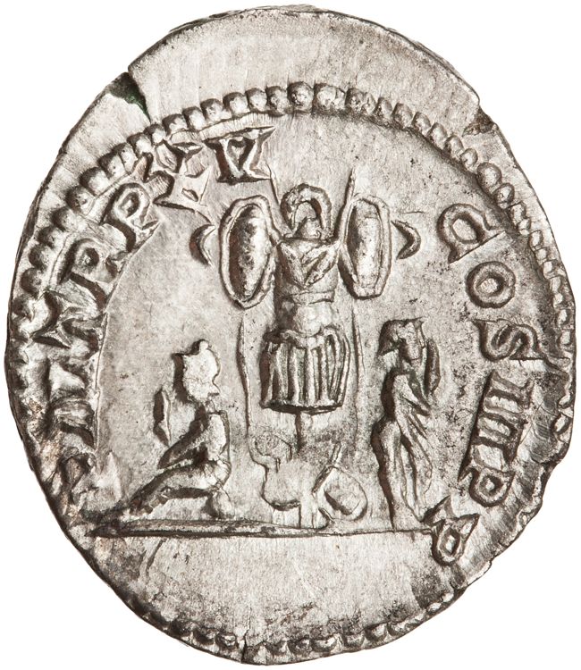 RIC IV Septimius Severus 214, реверс, American Numismatic Society (ans)