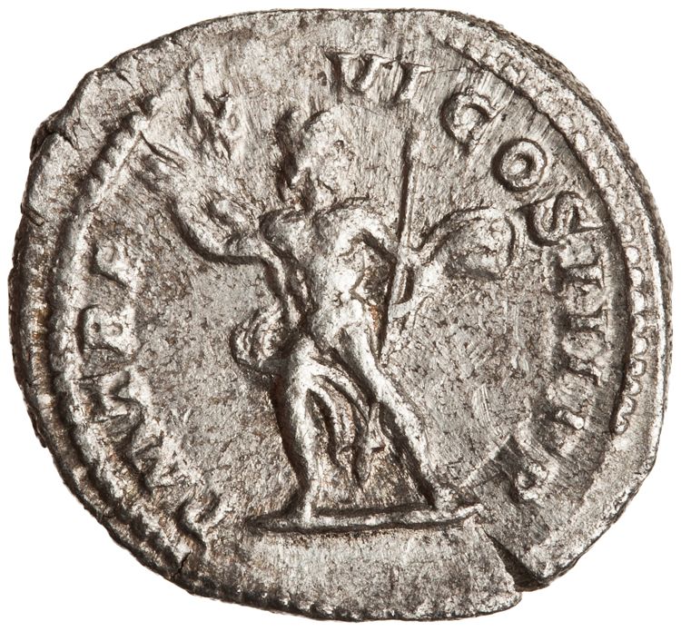 RIC IV Septimius Severus 216, реверс, American Numismatic Society (ans)