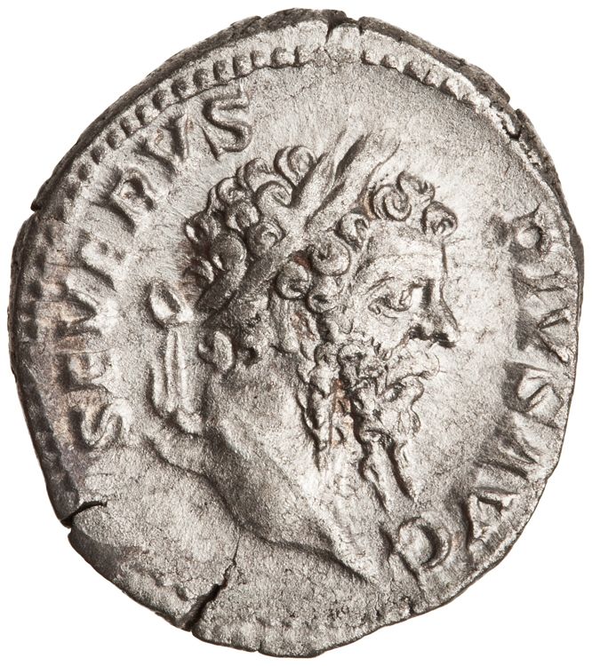 RIC IV Septimius Severus 220, аверс, American Numismatic Society (ans)