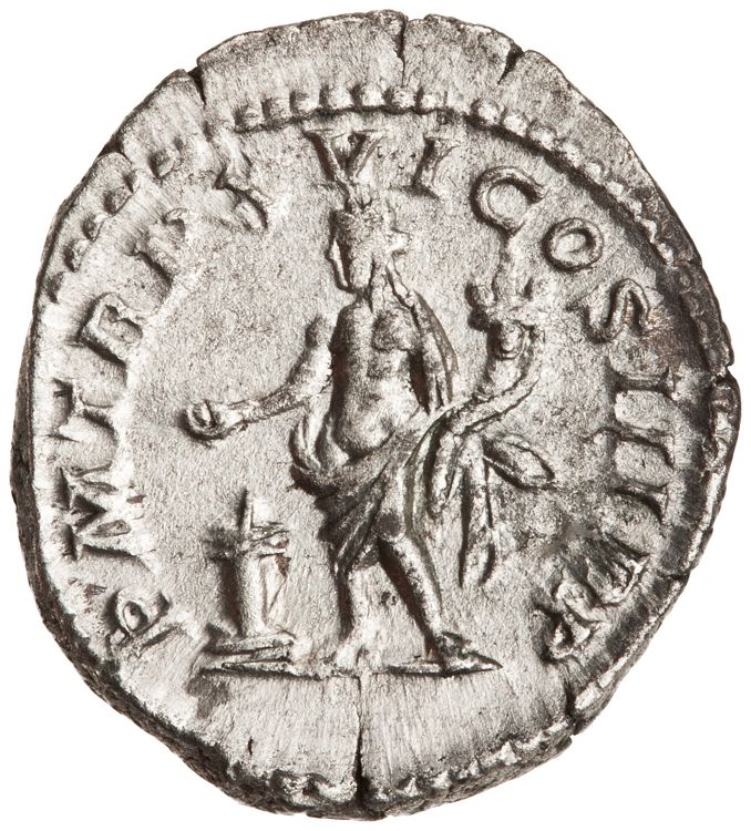 RIC IV Septimius Severus 220, реверс, American Numismatic Society (ans)