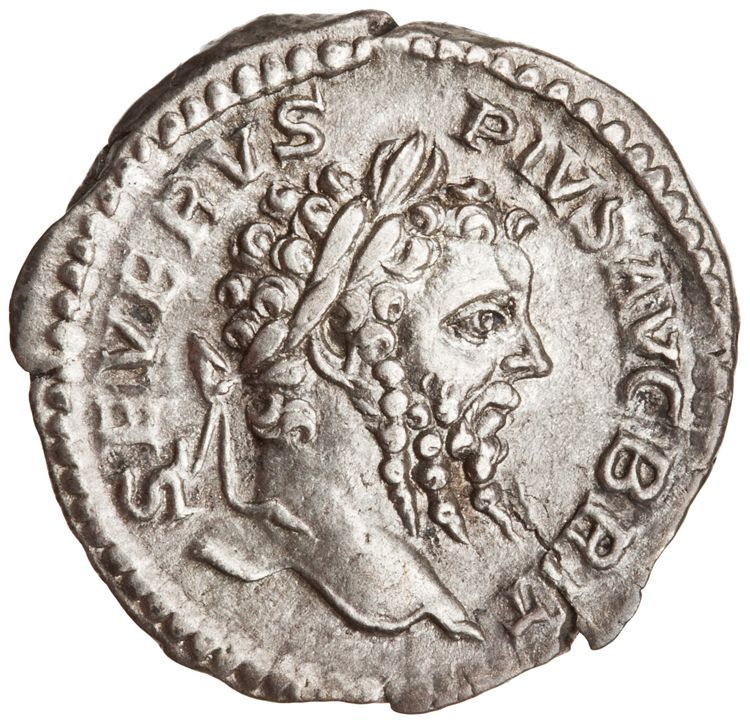 RIC IV Septimius Severus 332, obverse, American Numismatic Society (ans)