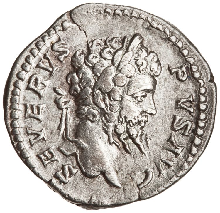 RIC IV Septimius Severus 264A, аверс, American Numismatic Society (ans)