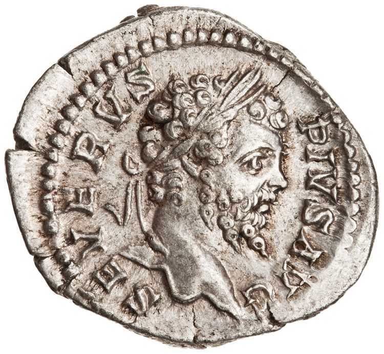 RIC IV Septimius Severus 264A, аверс, American Numismatic Society (ans)