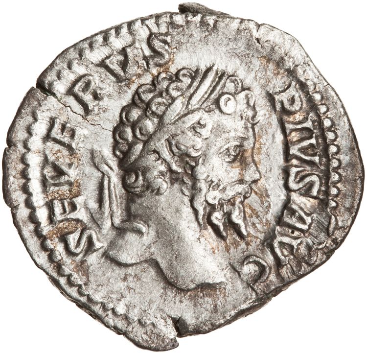 RIC IV Septimius Severus 277 (denarius), аверс, American Numismatic Society (ans)