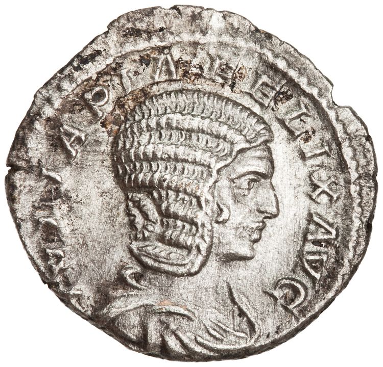 RIC IV Caracalla 388C (denarius), obverse, American Numismatic Society (ans)