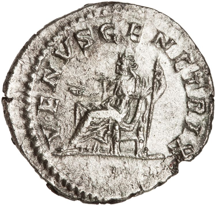 RIC IV Caracalla 388C (denarius), reverse, American Numismatic Society (ans)
