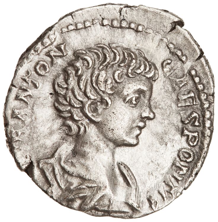 RIC IV Caracalla 9, obverse, American Numismatic Society (ans)