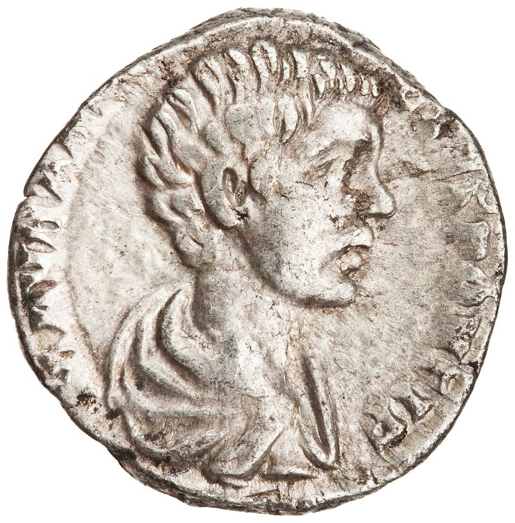 obverse RIC IV Caracalla 13A (denarius)