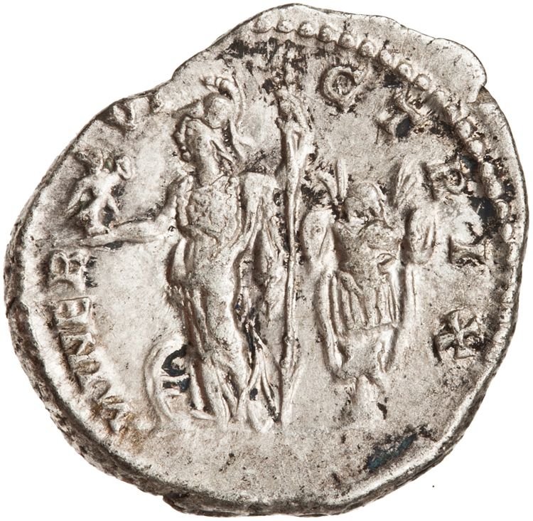 RIC IV Caracalla 25a (denarius), reverse, American Numismatic Society (ans)