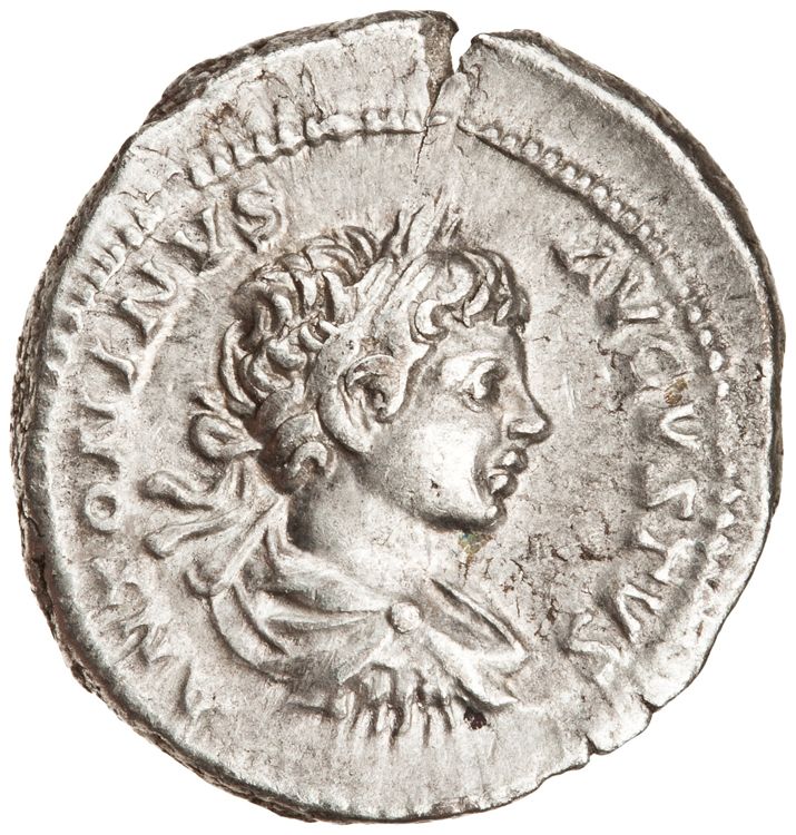 RIC IV Caracalla 47A, аверс, American Numismatic Society (ans)