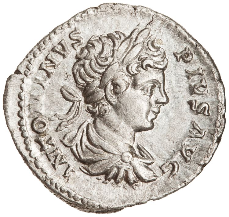 RIC IV Caracalla 54A, аверс, American Numismatic Society (ans)