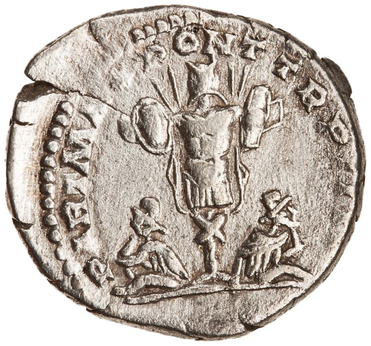 RIC IV Caracalla 54B, реверс, American Numismatic Society (ans)