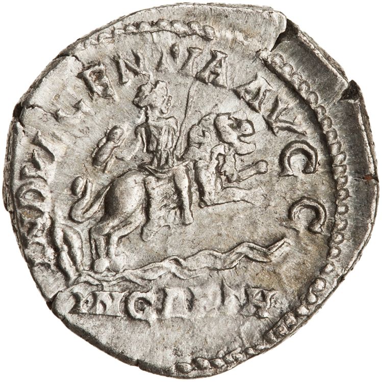 RIC IV Caracalla 130A (denarius), reverse, American Numismatic Society (ans)