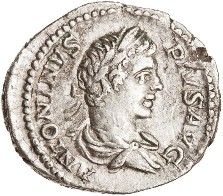 RIC IV Caracalla 136B, аверс, American Numismatic Society (ans)