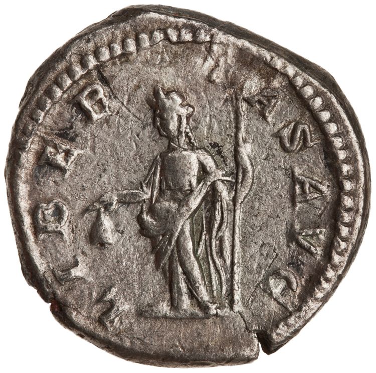RIC IV Caracalla 161, реверс, American Numismatic Society (ans)