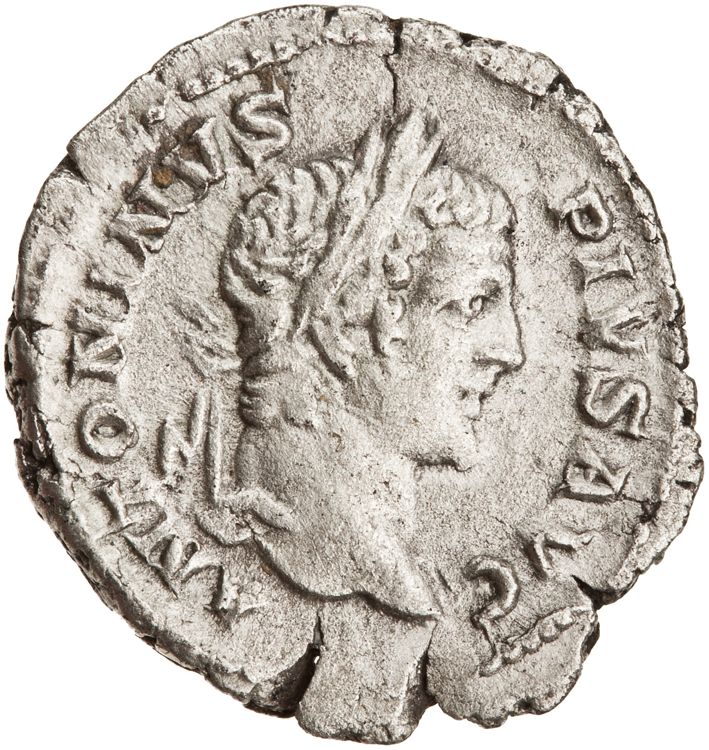RIC IV Caracalla 98, аверс, American Numismatic Society (ans)