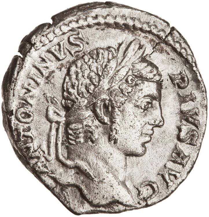 RIC IV Caracalla 108, аверс, American Numismatic Society (ans)