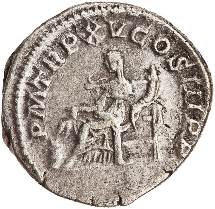 RIC IV Caracalla 195, реверс, American Numismatic Society (ans)