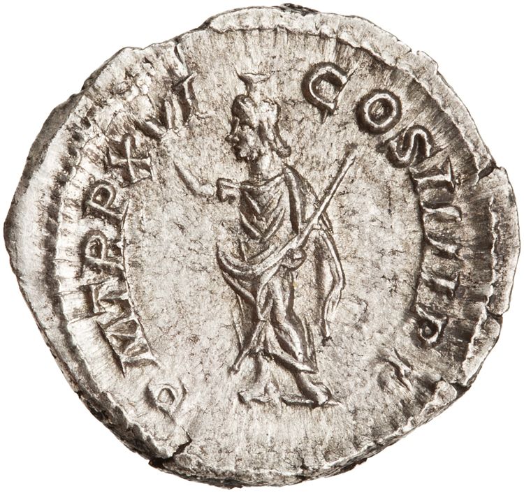 RIC IV Caracalla 208a, реверс, American Numismatic Society (ans)