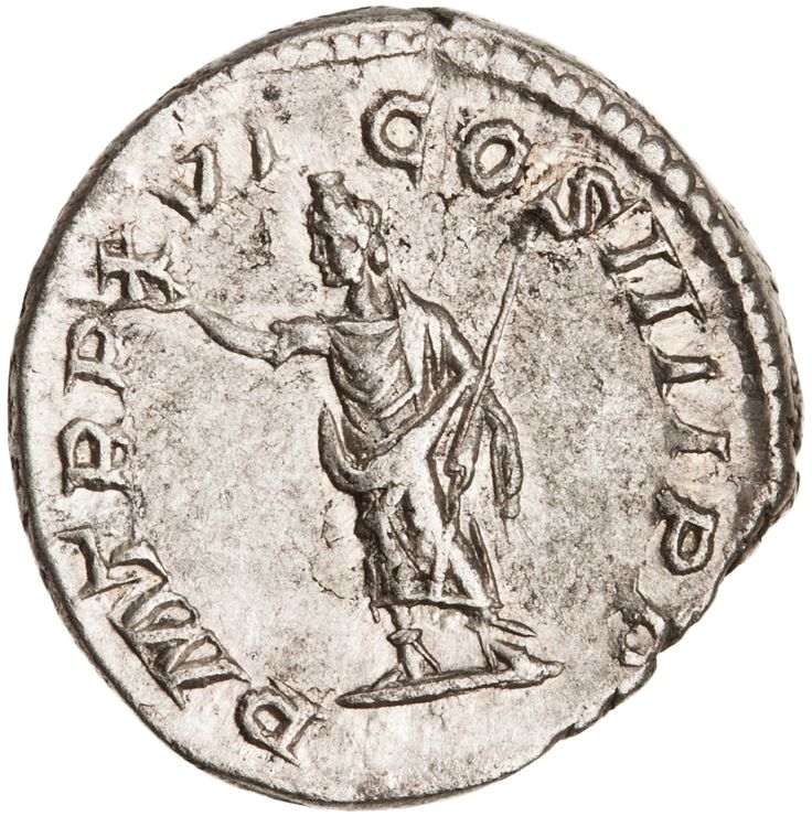RIC IV Caracalla 208b, реверс, American Numismatic Society (ans)