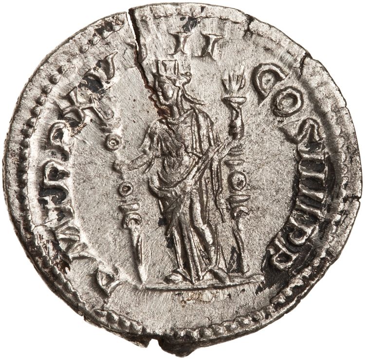 RIC IV Caracalla 266, реверс, American Numismatic Society (ans)