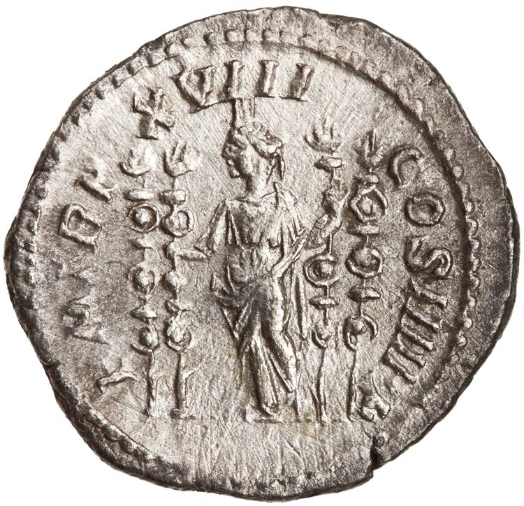 RIC IV Caracalla 267, реверс, American Numismatic Society (ans)