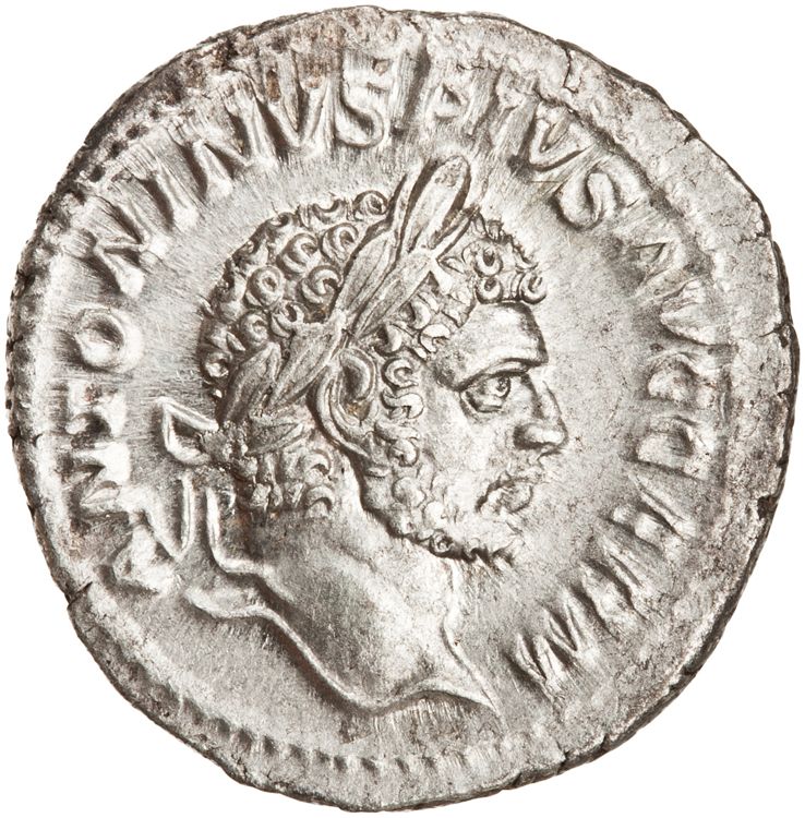 RIC IV Caracalla 267, аверс, American Numismatic Society (ans)