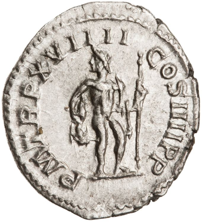 RIC IV Caracalla 275A (denarius), reverse, American Numismatic Society (ans)