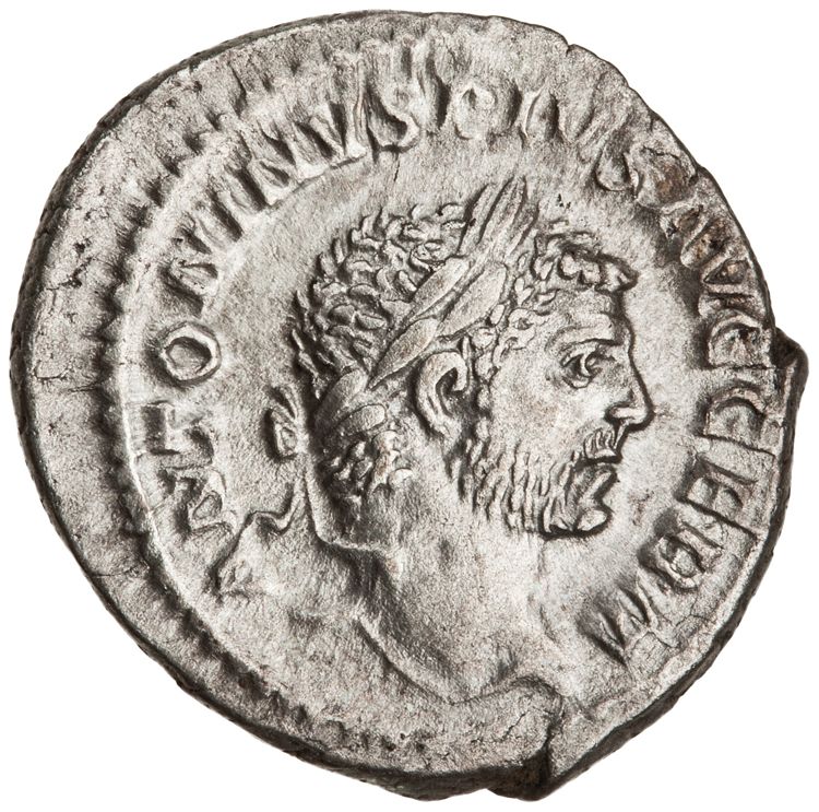 obverse RIC IV Caracalla 274A (denarius)