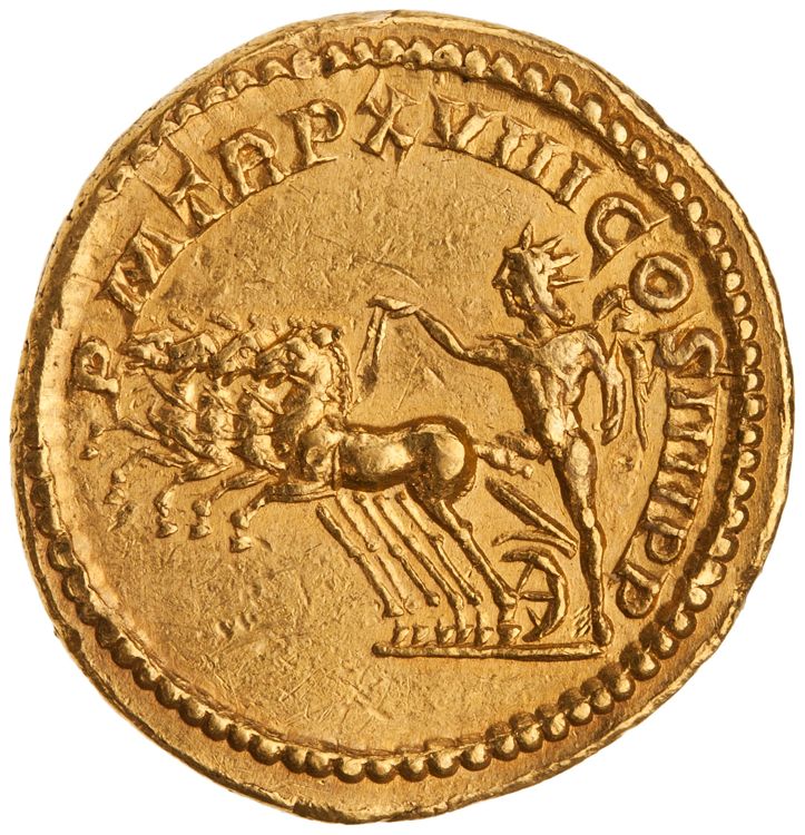 реверс RIC IV Caracalla 265F (aureus)