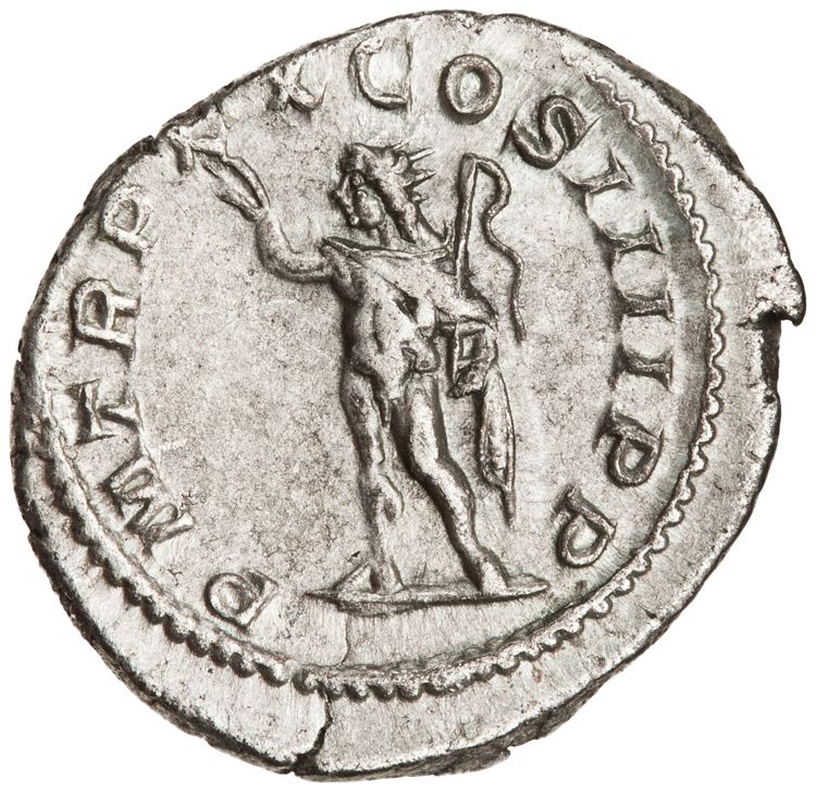RIC IV Caracalla 293D, реверс, American Numismatic Society (ans)