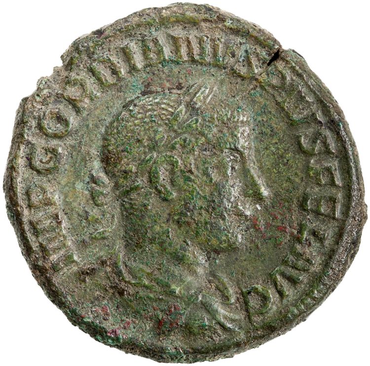 RIC IV Gordian III 303B, obverse, American Numismatic Society (ans)