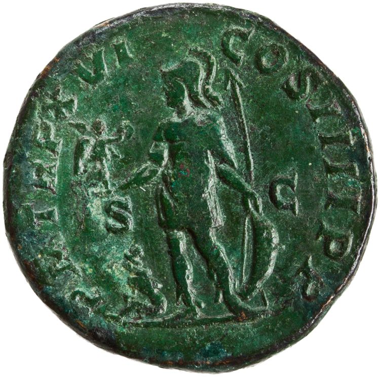 RIC IV Caracalla 496C, реверс, American Numismatic Society (ans)