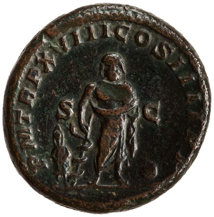 RIC IV Caracalla 554B, реверс, American Numismatic Society (ans)