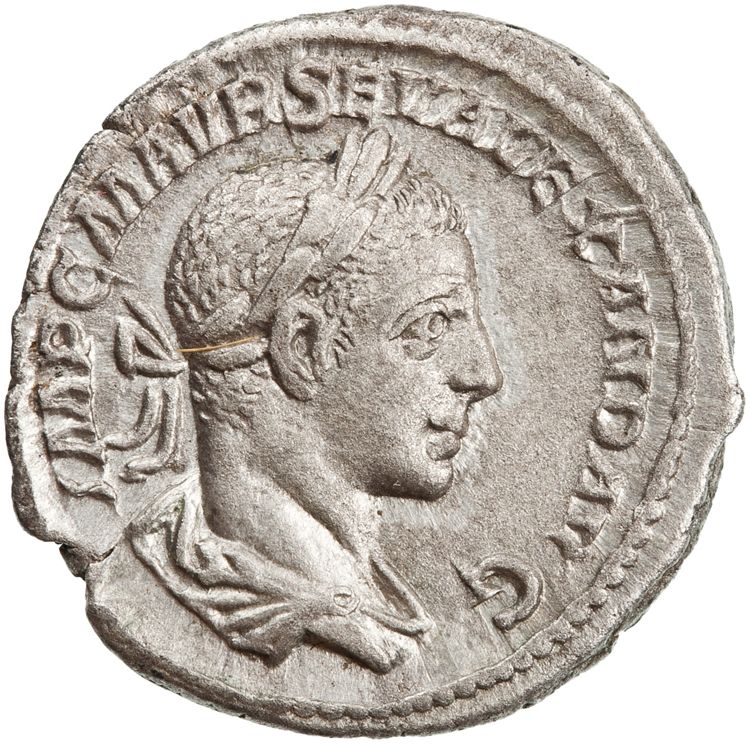 RIC IV Severus Alexander 37, аверс, American Numismatic Society (ans)
