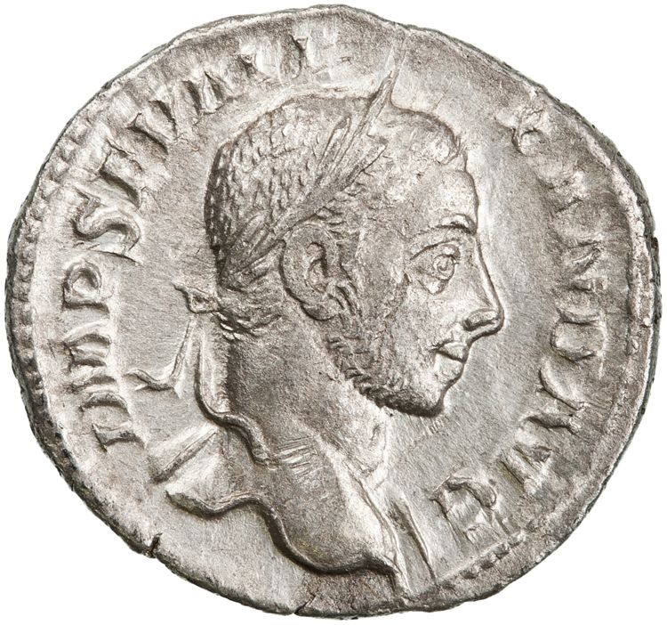 RIC IV Severus Alexander 200a, аверс, American Numismatic Society (ans)