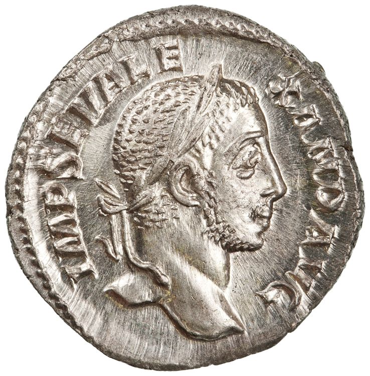 RIC IV Severus Alexander 200a, аверс, American Numismatic Society (ans)