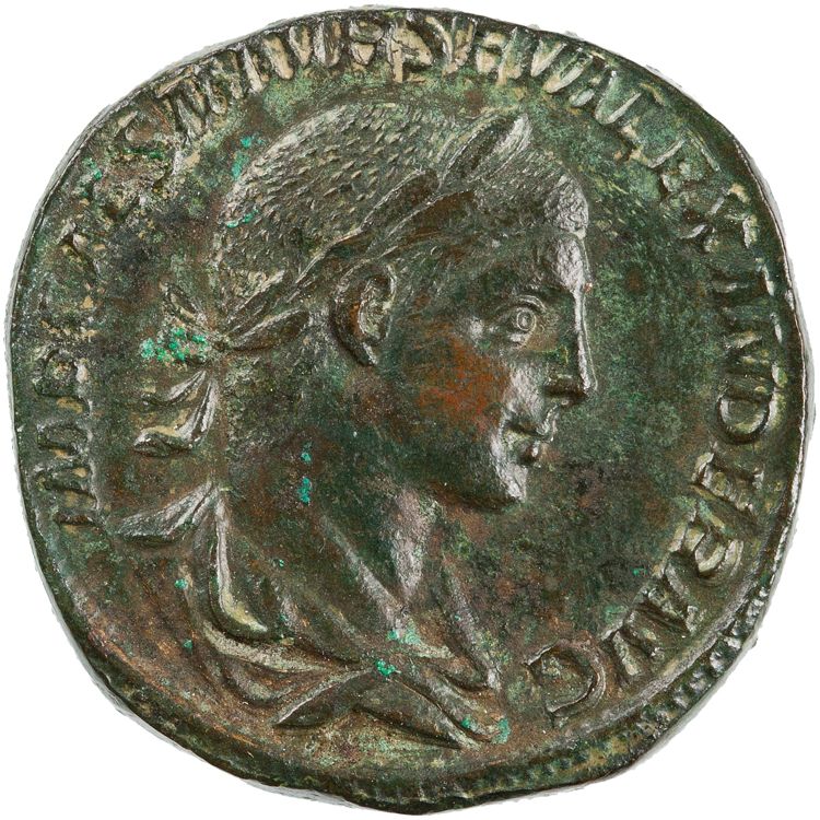 RIC IV Severus Alexander 414, аверс, American Numismatic Society (ans)
